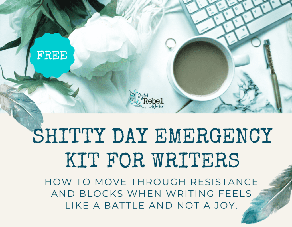 Shitty Day Emergency Kit for Writers